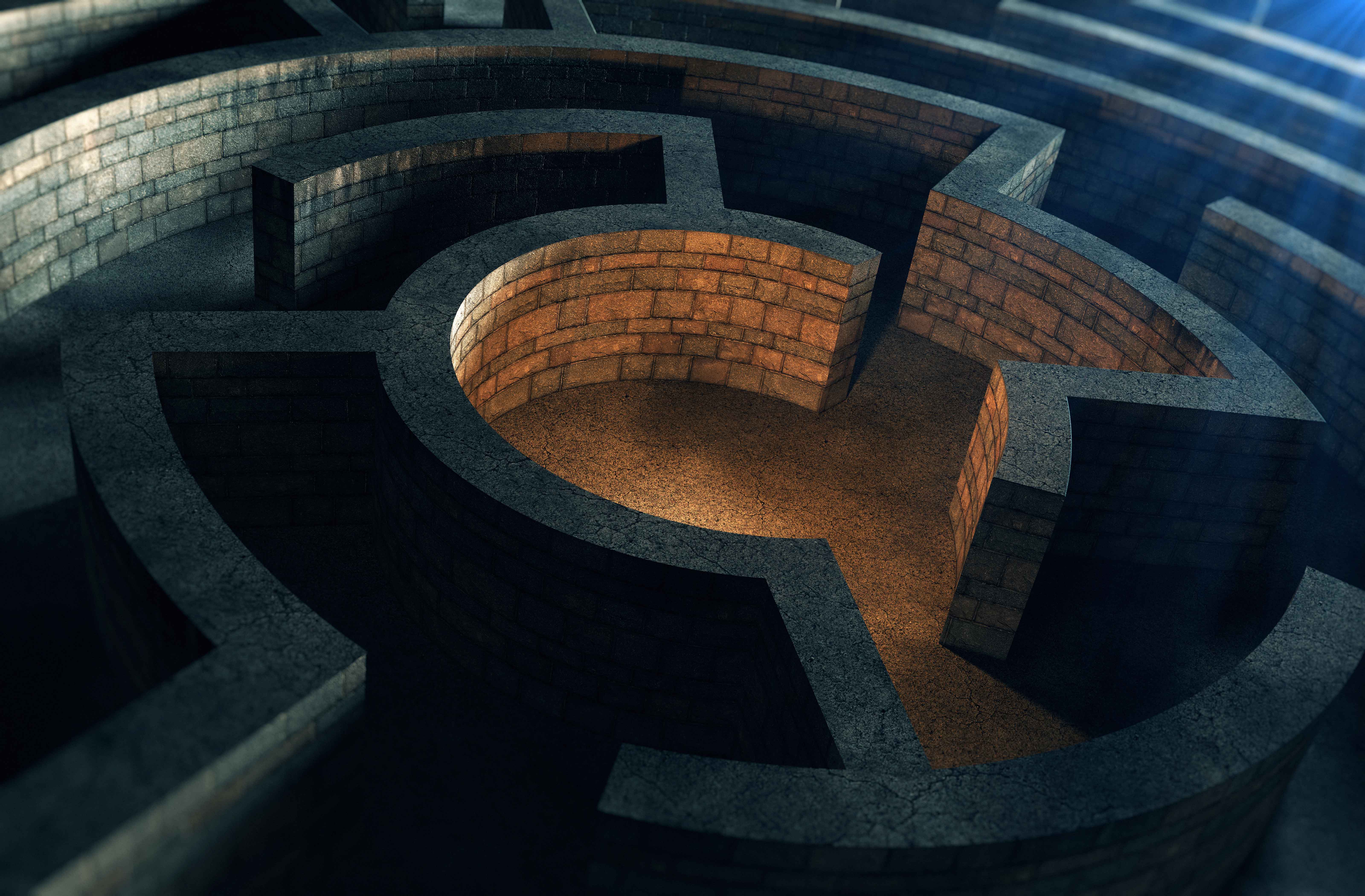 Navigating a maze