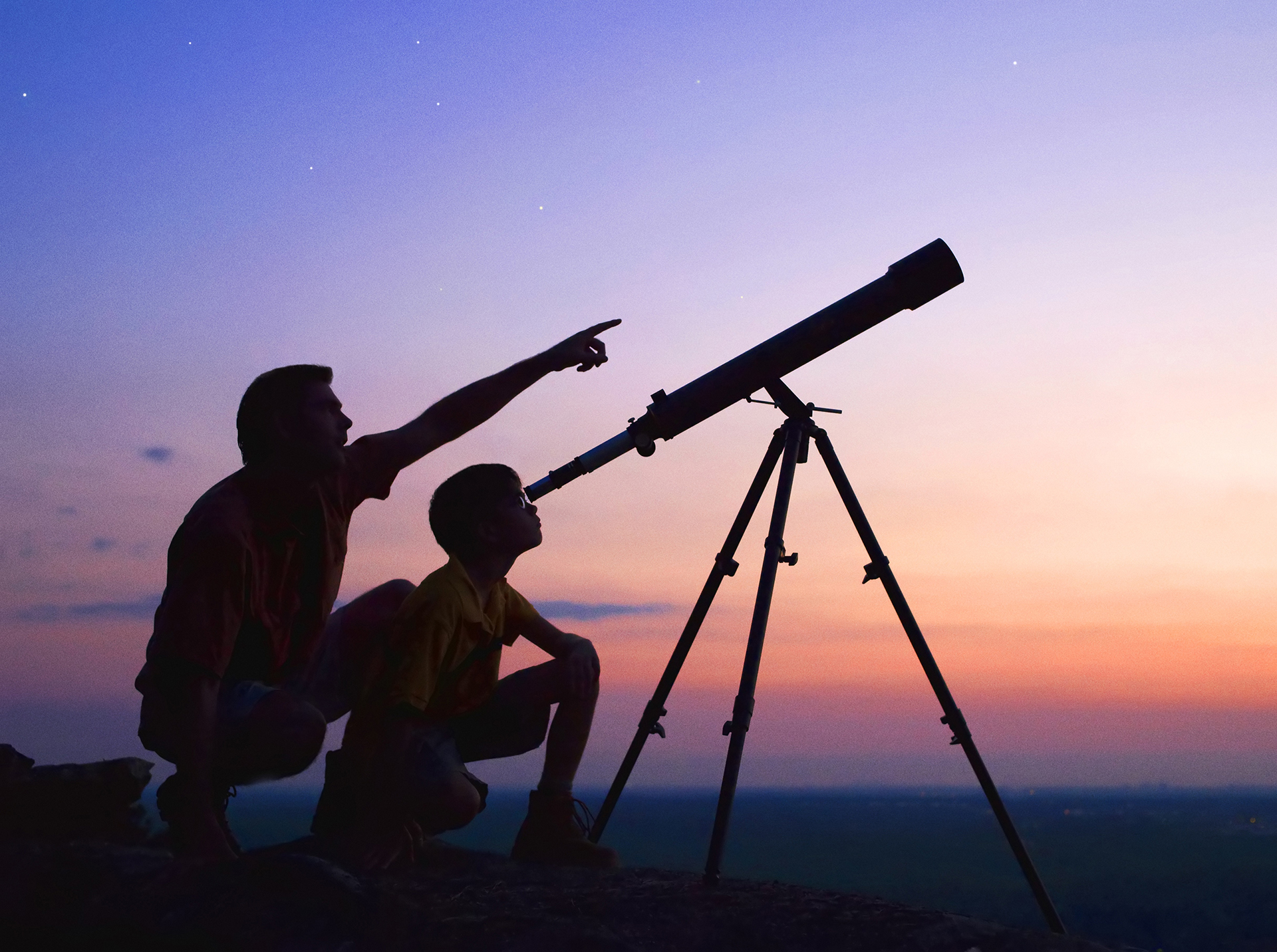 Stargazing like a telescope