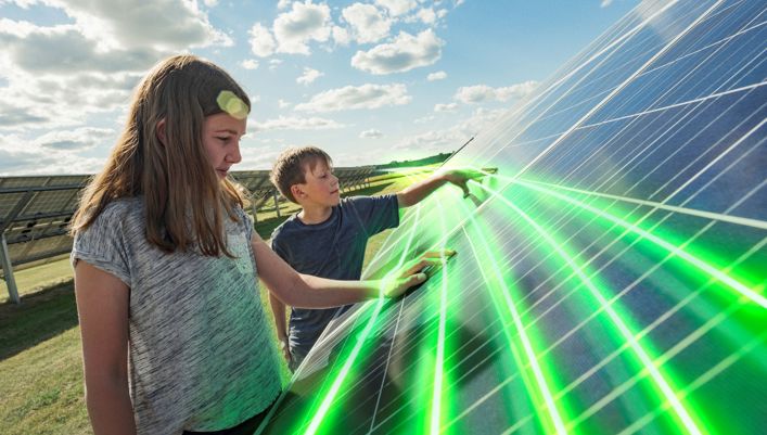 Greenhouse effect experiment